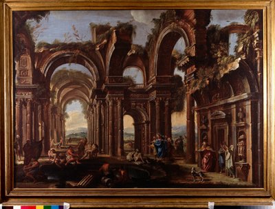 A piscina probatória (óleo sobre tela de Giovanni Ghisolfi