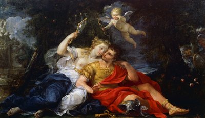 Rinald e Armida, pintura de Giovan Gioseffo dal Sole de Giovanni Gioseffo da Sole