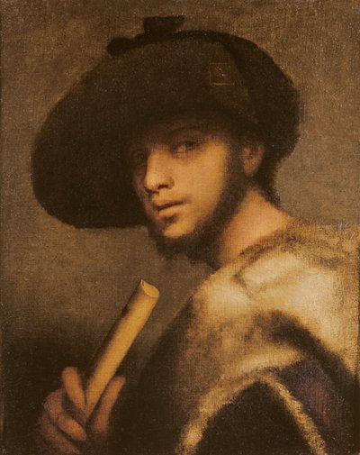 A Piper (óleo sobre tela) de Giovanni Girolamo Savoldo