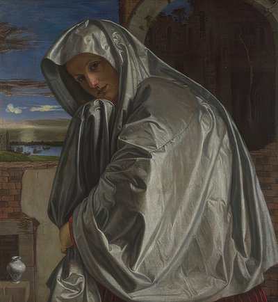 Maria Madalena a caminho da tumba de Cristo. Por volta de 1535-40 de Giovanni Girolamo Savoldo