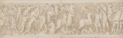 Fim de uma parte restaurada da coluna (XLVII); os sármatas são perseguidos no pântano (XLVIII); os romanos atacam uma fortaleza alemã (?) (início de LIV) de Giovanni Guerra