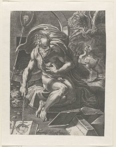 Diógenes de Giovanni Jacopo Caraglio (attributed to)