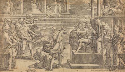O Martírio de São Pedro e São Paulo, ca. 1527. de Giovanni Jacopo Caraglio