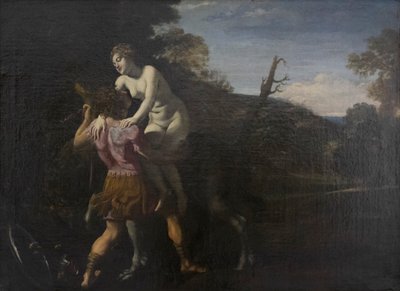 Roger liberta Angelica, c.1616 (óleo sobre tela) de Giovanni Lanfranco