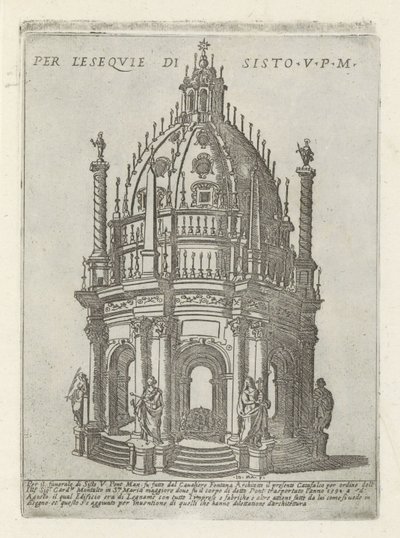 Grafmonument voor paus Sixtus V
Per l