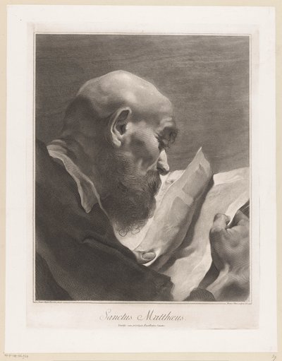 Apóstel Matteüs
Sanctus Matthaeus (título sobre o objecto)
Apostelen (título da série) de Giovanni Marco Pitteri