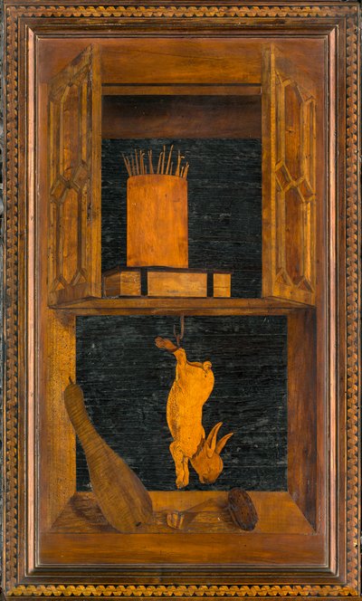 Coro Canônico Ligeano, Inlaid de Giovanni Maria Platina 1484, Superior Stall de Giovanni Maria Platina