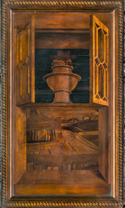 Coro Canônico Ligeano, Inlaid de Giovanni Maria Platina 1484, Superior Stall de Giovanni Maria Platina