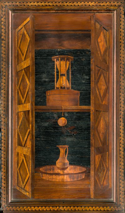Coro Canônico Ligeano, Inlaid de Giovanni Maria Platina 1484, Superior Stall de Giovanni Maria Platina