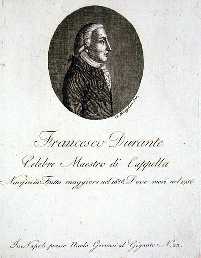Francesco Durante (1686-1756) (engraving) de Giovanni Morghen
