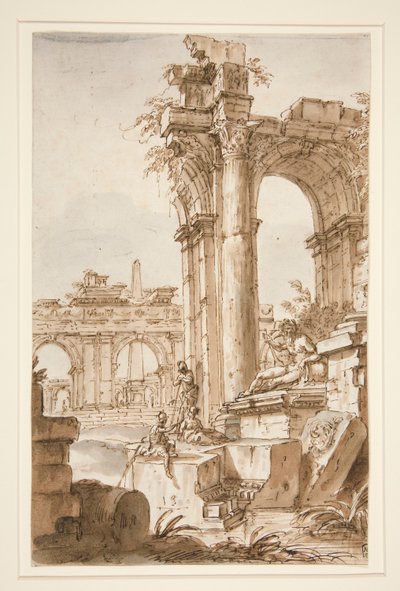 Um Capriccio Romano de Giovanni Paolo Panini