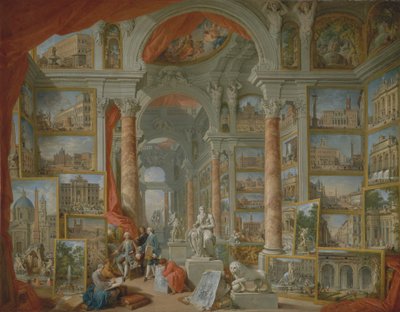 Roma moderna, 1757. de Giovanni Paolo Panini