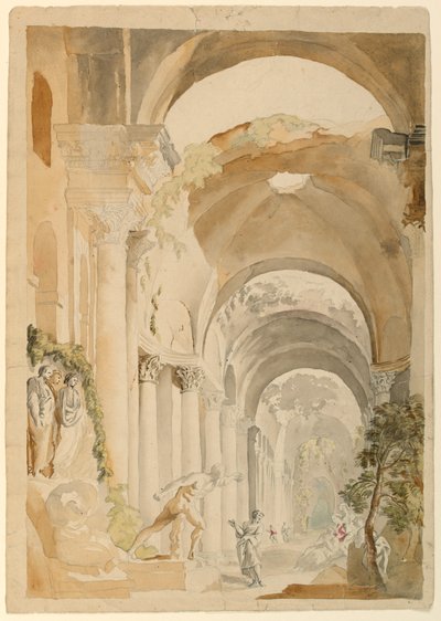 Ruínas Romanas com Figuras de Giovanni Paolo Panini