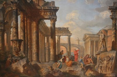 paisagem de Giovanni Paolo Panini