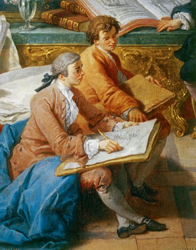 Galeria de vistas da Roma moderna ... de Giovanni Paolo Pannini or Panini