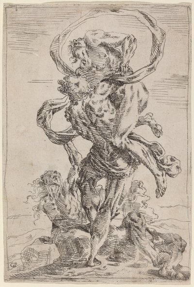 Hércules e Anteu de Giovanni Pietro Possenti