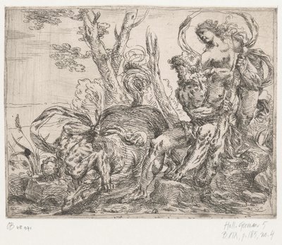 Hércules mata o centauro Nessus de Giovanni Pietro Possenti