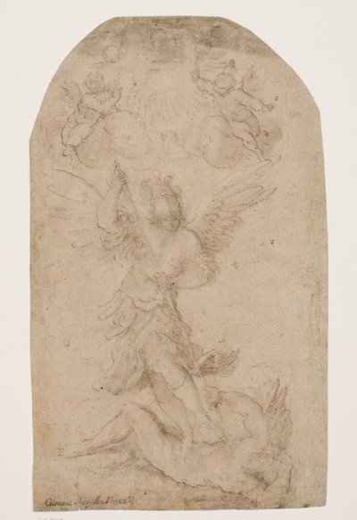 O arcanjo Miguel vencendo o diabo de Giovanni Segala