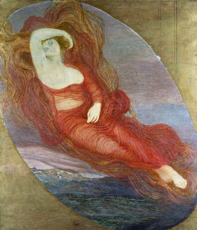 Deusa do Amor de Giovanni Segantini