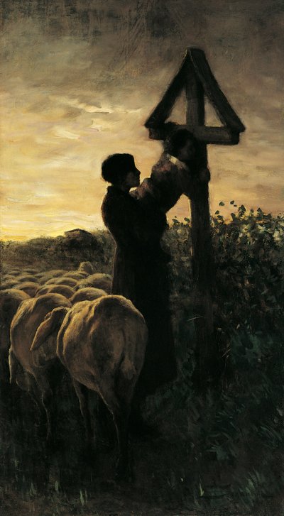 Kiss Cross, de Giovanni Segantini (1858-1899) de Giovanni Segantini