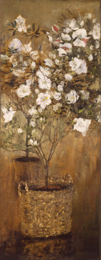 Tachos de azáleas de Giovanni Segantini