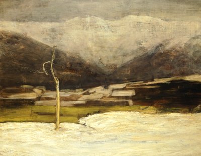 Paisagem do Savognino de Giovanni Segantini