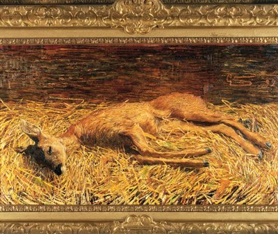 Suíça, Saint Moritz, Veado Morto de Giovanni Segantini