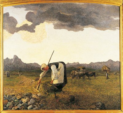 Suíça, Saint Moritz, The Hay Harvest de Giovanni Segantini