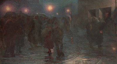 Dezembro: The Workers Dawn, 1897 de Giovanni Sottocornola