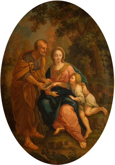 A Sagrada Família, 1720. de Giovanni Stefano Robatto