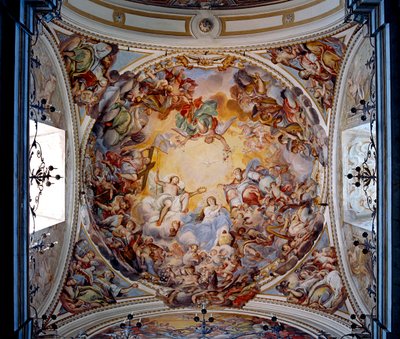 Coroação da Virgem, 1725 de Giovanni Tuccari