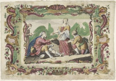 Alimentando os famintos II. opus misericordiae corporalis / La segunda obra de misericordia corporale (título no objeto) As Obras de Misericórdia (título da série) de Giovanni Volpato