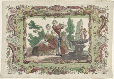 Sobre a idade adulta A idade viril / La virilitad (título no objeto) de Giovanni Volpato