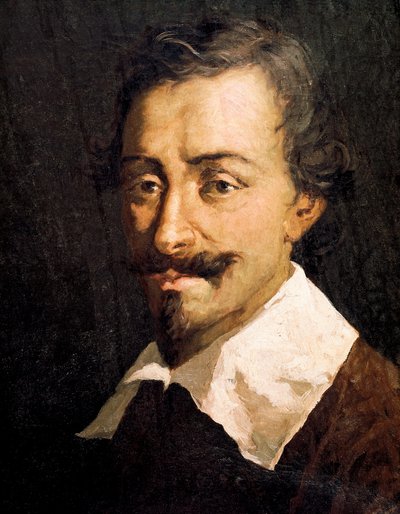 Retrato do compositor e teórico belga Johannes Tinctoris, detalhe de Giovanni da Udine (after)