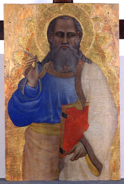 João Evangelista, c.1365 (tempera em madeira de álamo) de Giovanni del Biondo dal Casentino