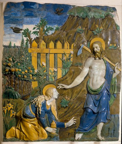 Noli Me Tangere Ceramic Relief de Giovanni della Robbia (1469-1529) Florence, Museo Nazionale del Bargello de Giovanni della Robbia