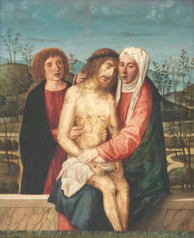 Pietà com Virgem e São João de Giovanni di Niccolo Mansueti