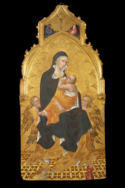 Madonna com Criança e Anjos; Anunciação de Giovanni di Paolo