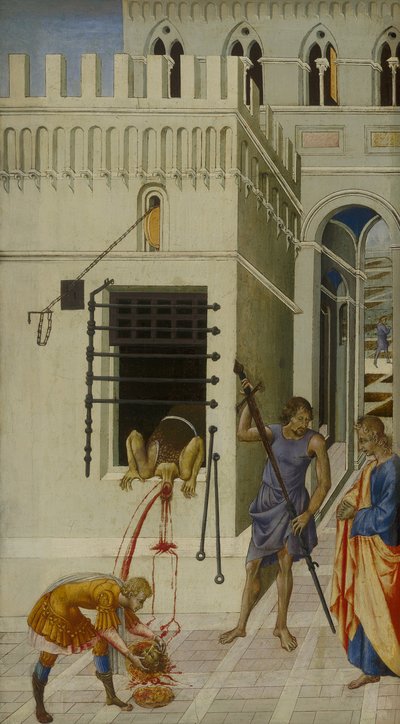 A decapitação de São João Batista de Giovanni di Paolo