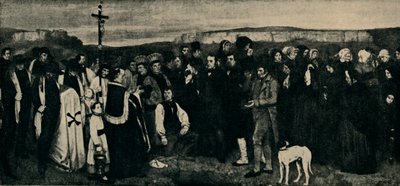 Funeral em Ornans, c1850, 1935. de Giraudon