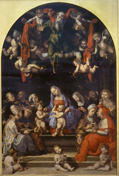 Disputa sobre a Imaculada Conceição de Girolamo Genga