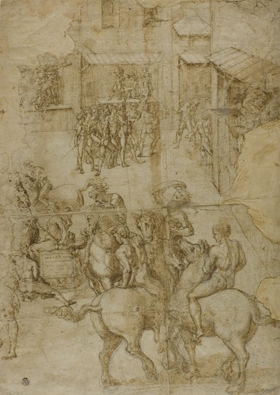 Concurso de Mitologia, 1528-29 de Girolamo Genga