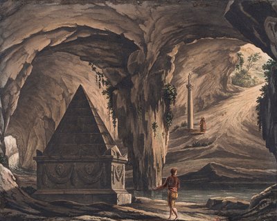 Cenário para a ópera Roméo et Juliette de Ch. Gounod. de Girolamo Magnani
