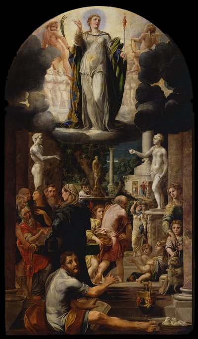 A Imaculada Conceição da Virgem, 1539 de Girolamo Mazzola Bedoli