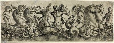Friso com Tritões e Ninfas de Girolamo Mocetto
