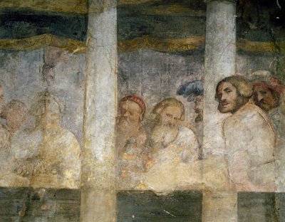 Detalhe do afresco de Romanino Girolamo (ca 1484-1566), Igreja de Sant