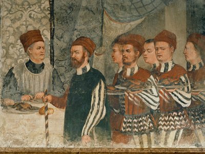 Visita do rei Cristiano da Dinamarca a Málaga em 1474 (fresco) de Girolamo Romanino