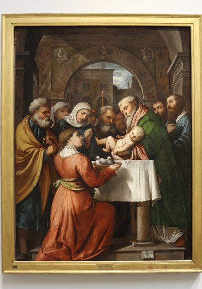 Apresentação de Jesus no Templo, 1529 de Girolamo Romanino
