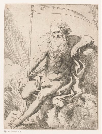 Saturno com foice de Girolamo Scarselli