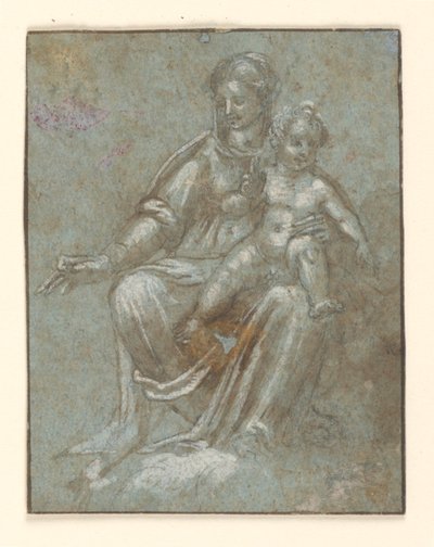 Virgem e o Menino de Girolamo Siciolante